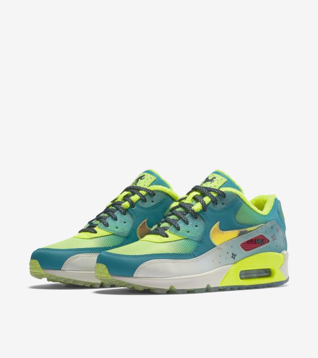 Women's Nike Air Max 90 Premium Doernbecher 'Green & Volt'. Nike SNKRS US