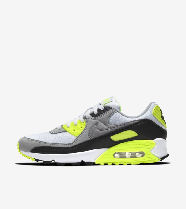 Air Max 90 'Volt/Particle Grey' Release Date. Nike SNKRS ID