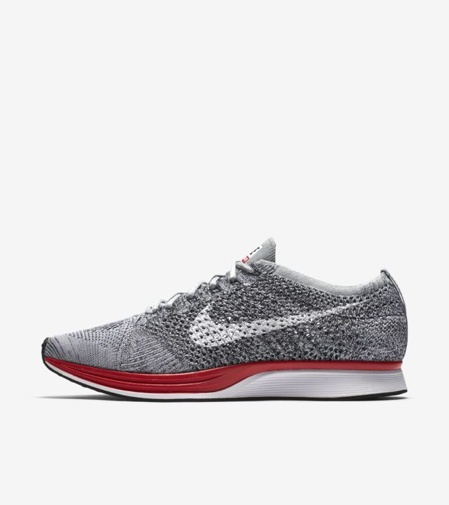 nike flyknit racer grey