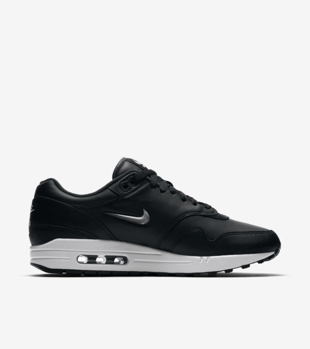 Nike Air Max 1 Premium Jewel 'Black & Pure Platinum' Release Date. Nike ...