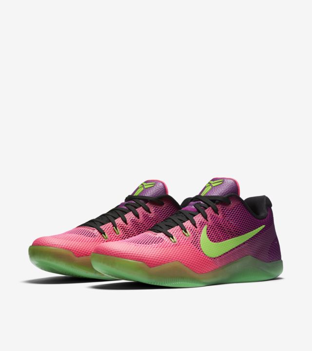 Nike Kobe 11 Mambacurial 'Pink Flash & Action Green' Release Date. Nike ...