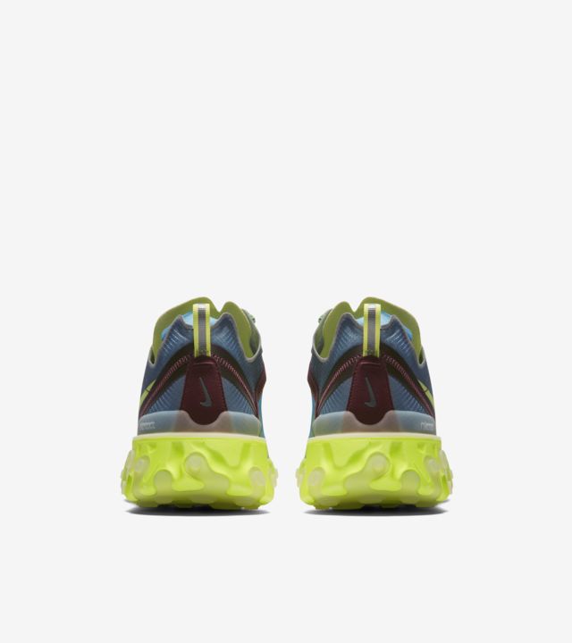 Nike React Element 87 Undercover 'Lakeside & Electric Yellow' Release ...