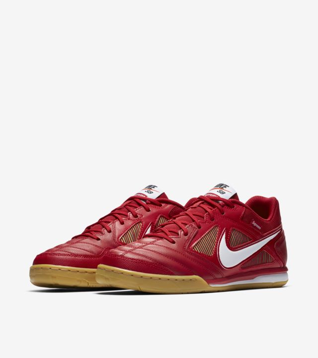 Nike SB Gato Qs Supreme 'Gym Red & White & Cyber' Release Date. Nike ...