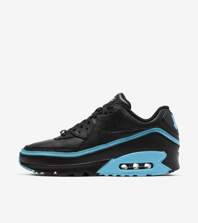 Air Max 90 x Undefeated 'Black/Blue Fury' Release Date. Nike SNKRS