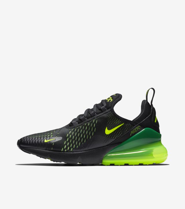 Air Max 270 'Volt & Black & Oil Grey' Release Date. Nike SNKRS