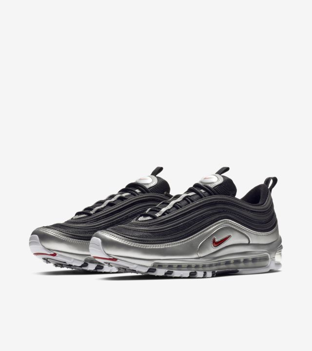 Nike Air Max 97 'Metallic Silver & Black' Release Date. Nike SNKRS US