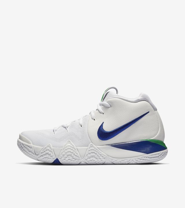 Nike Kyrie 4 'White & Deep Royal Blue' Release Date. Nike SNKRS AT