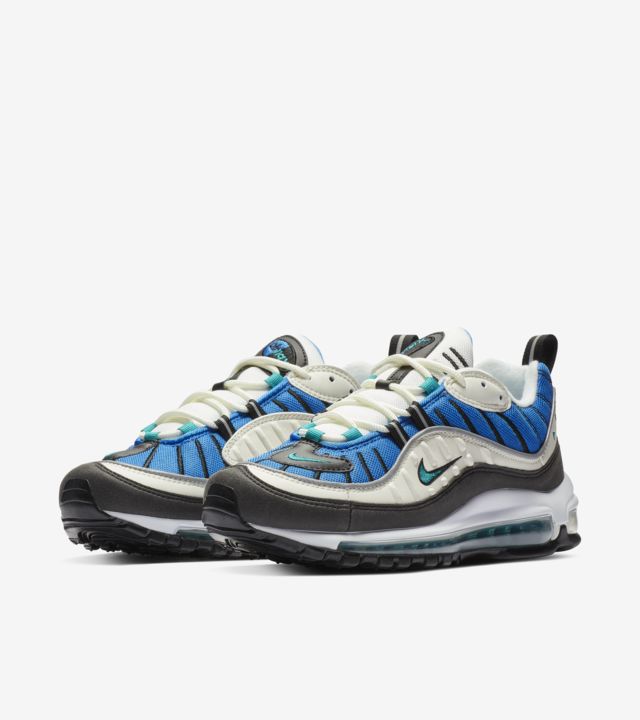 Nike Women's Air Max 98 'radiant Emerald & Blue Nebula' Release Date 