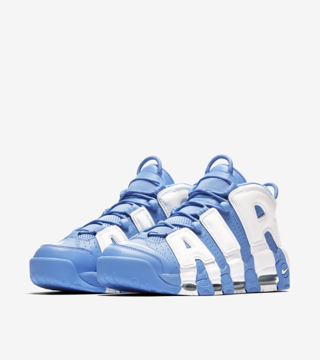 nike uptempo blanche