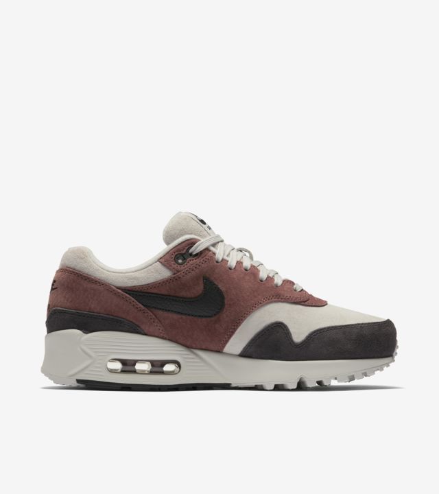 Women's Air Max 90/1 'Red Sepia & Oil Grey' Release Date. Nike SNKRS US