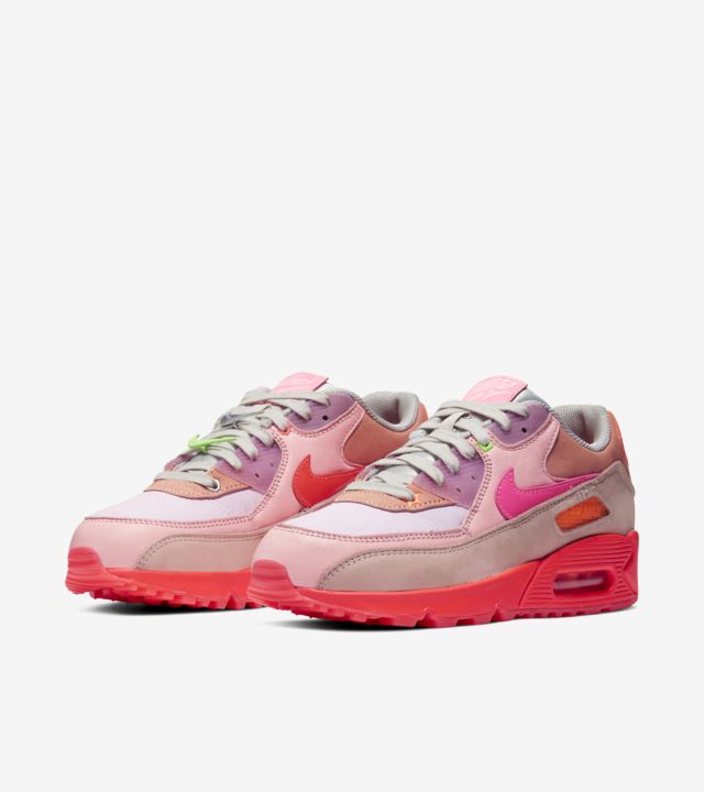 air max 90 white red purple