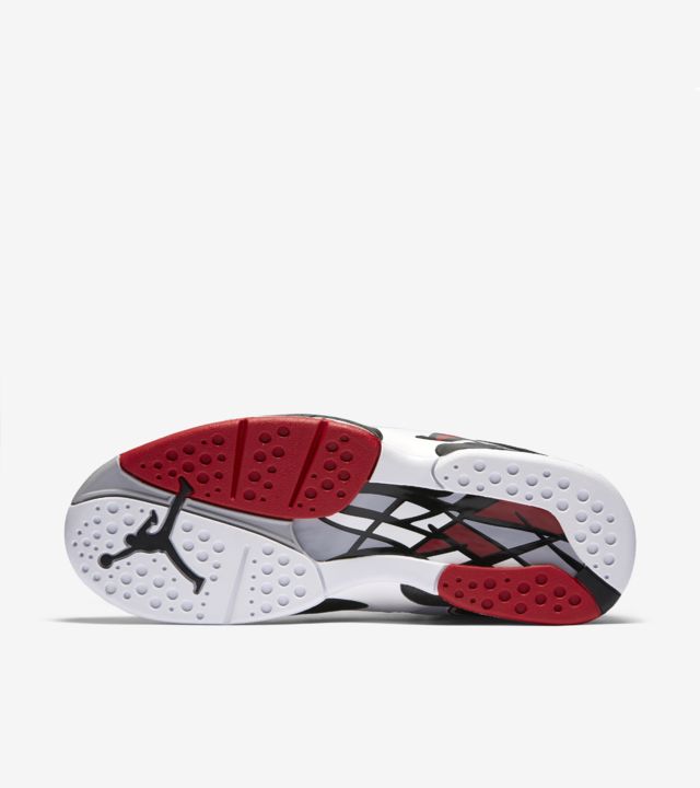 Air Jordan 8 Retro 'White & Black & Gym Red'. Nike SNKRS