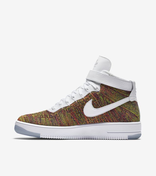 nike air force white multicolor