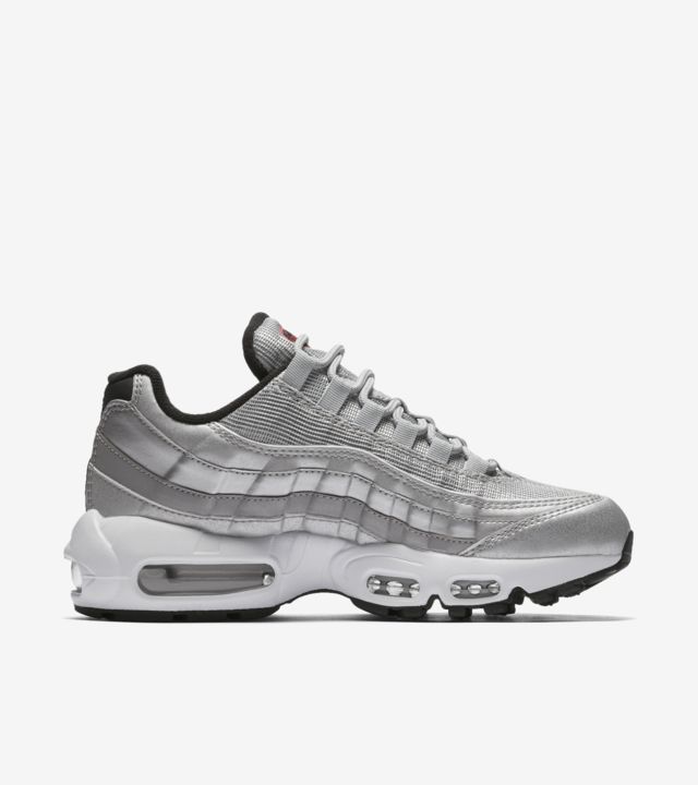 air max 95 metallic silver