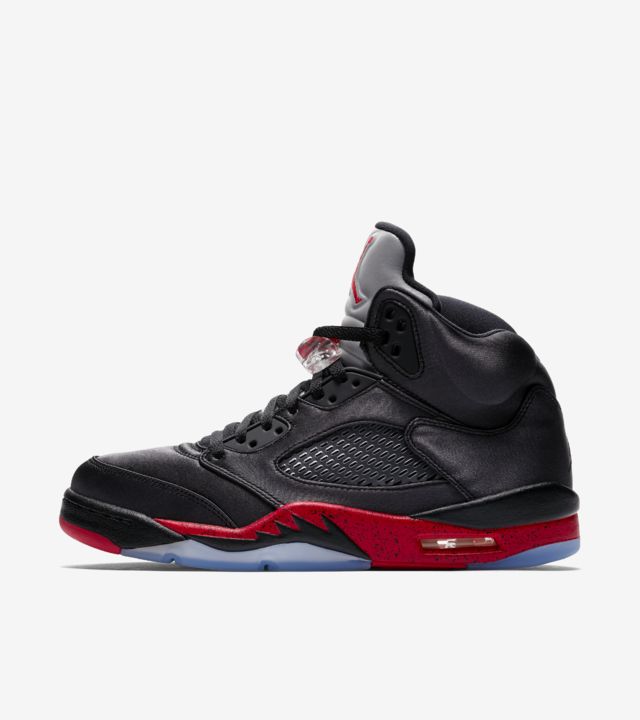 Air Jordan 5 'Black & University Red' Release Date. Nike SNKRS US