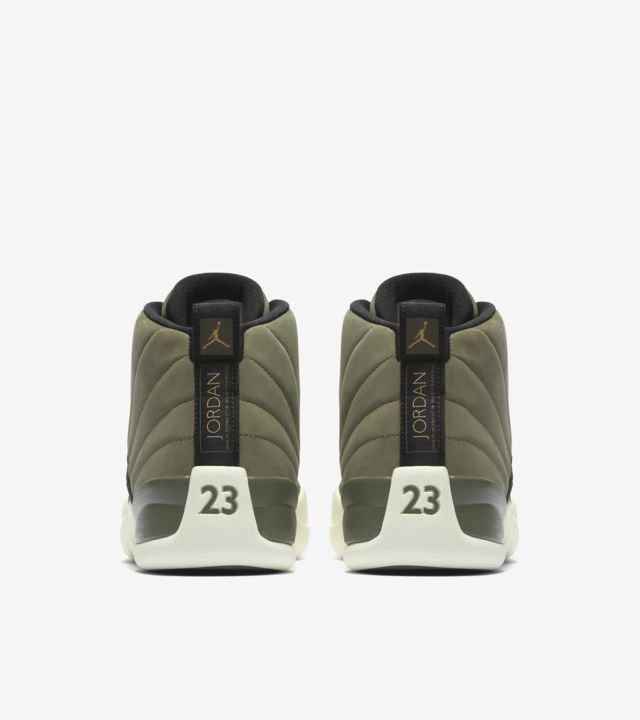 Air Jordan 12 Retro 'Olive Canvas & Metallic Gold' Release Date. Nike ...