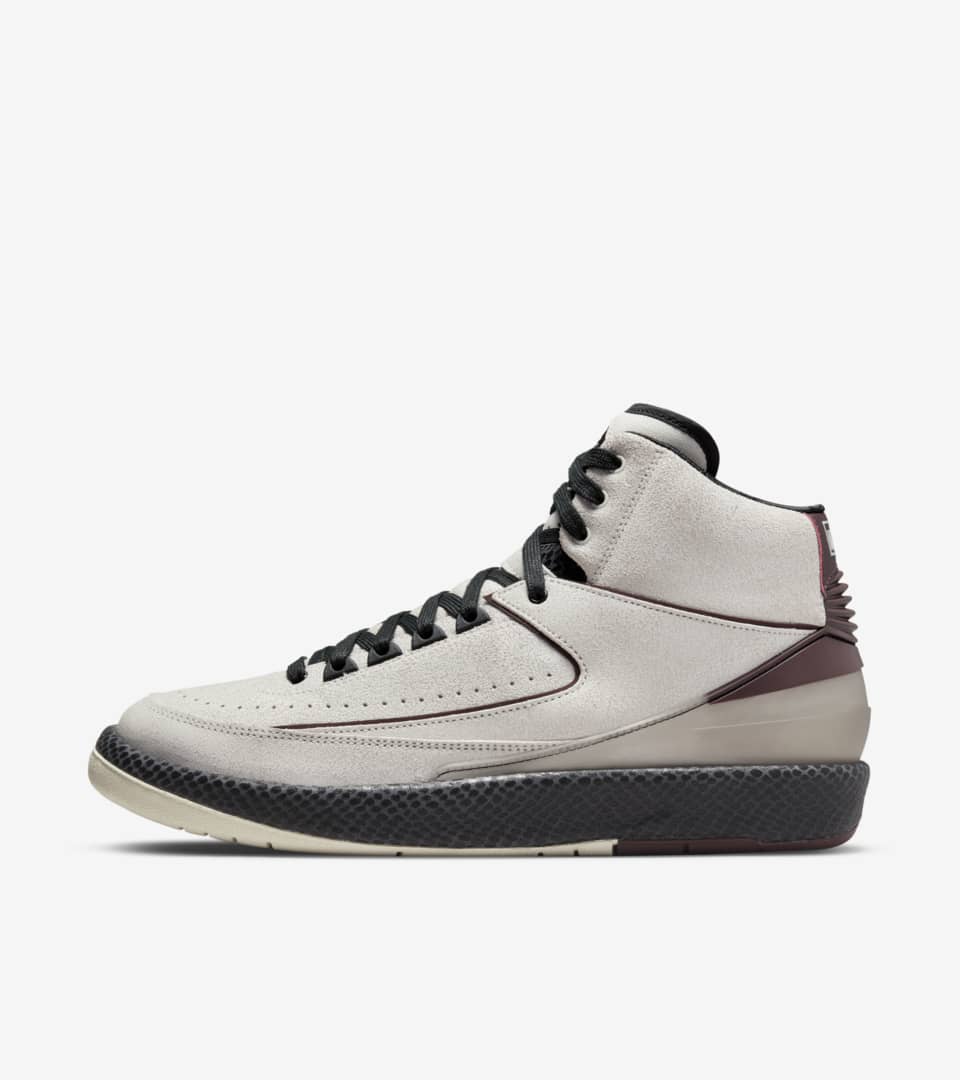 choque Retocar Organizar Fecha de lanzamiento de las Air Jordan 2 x A Ma Maniére "Sail and Burgundy"  (DO7216-100). Nike SNKRS ES