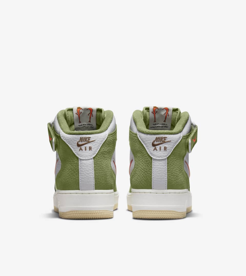 Air Force 1 Mid 'Olive Green and Total Orange' (DQ3505-100) Release Date