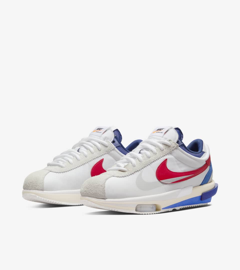 NIKE公式】ズーム コルテッツ x sacai 'White and University Red 