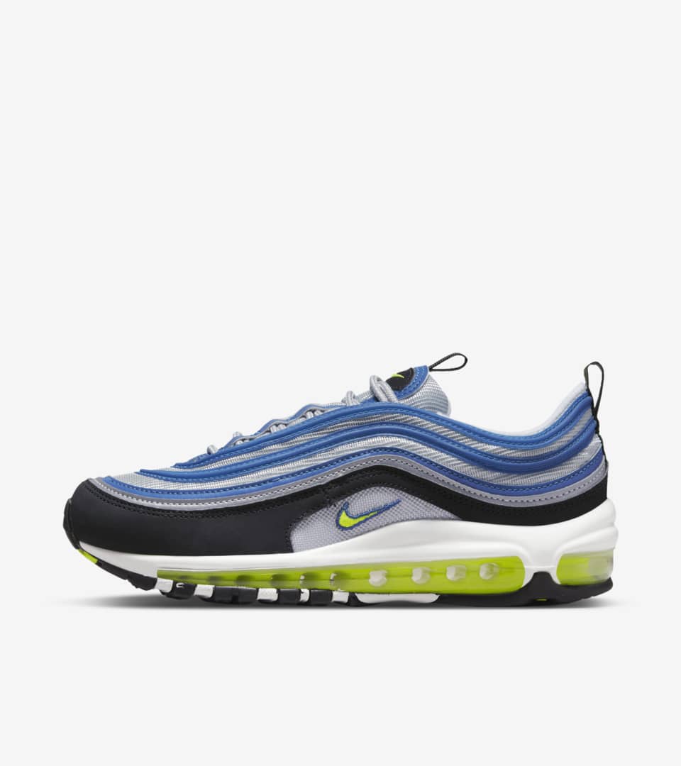 Women's Air Max 97 'Atlantic Blue and Voltage (DQ9131-400) Release Date. Nike SNKRS ID