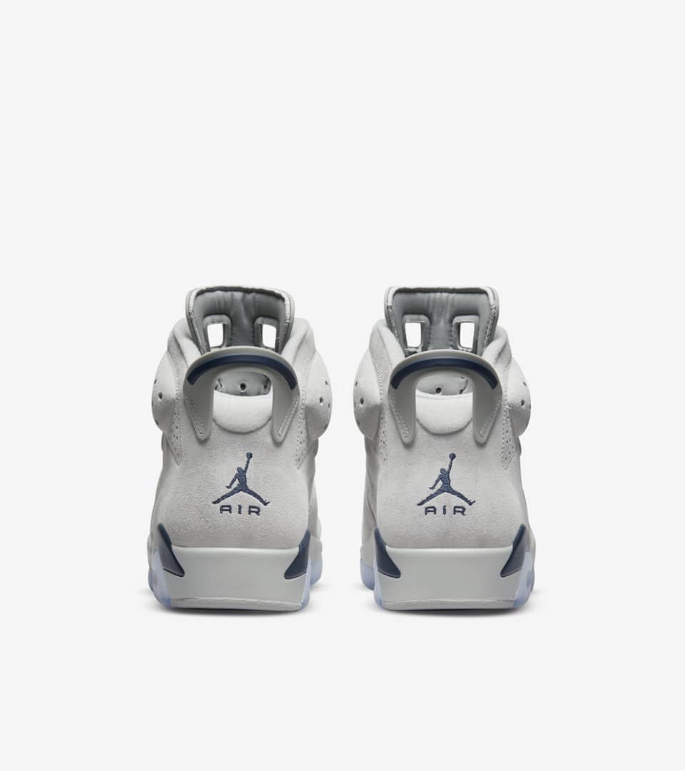 Air Jordan 6 'Magnet and College Navy'. Nike SNKRS BE