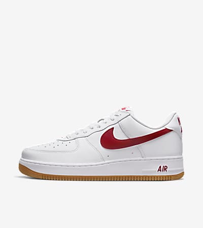 nike air force 1 red colour