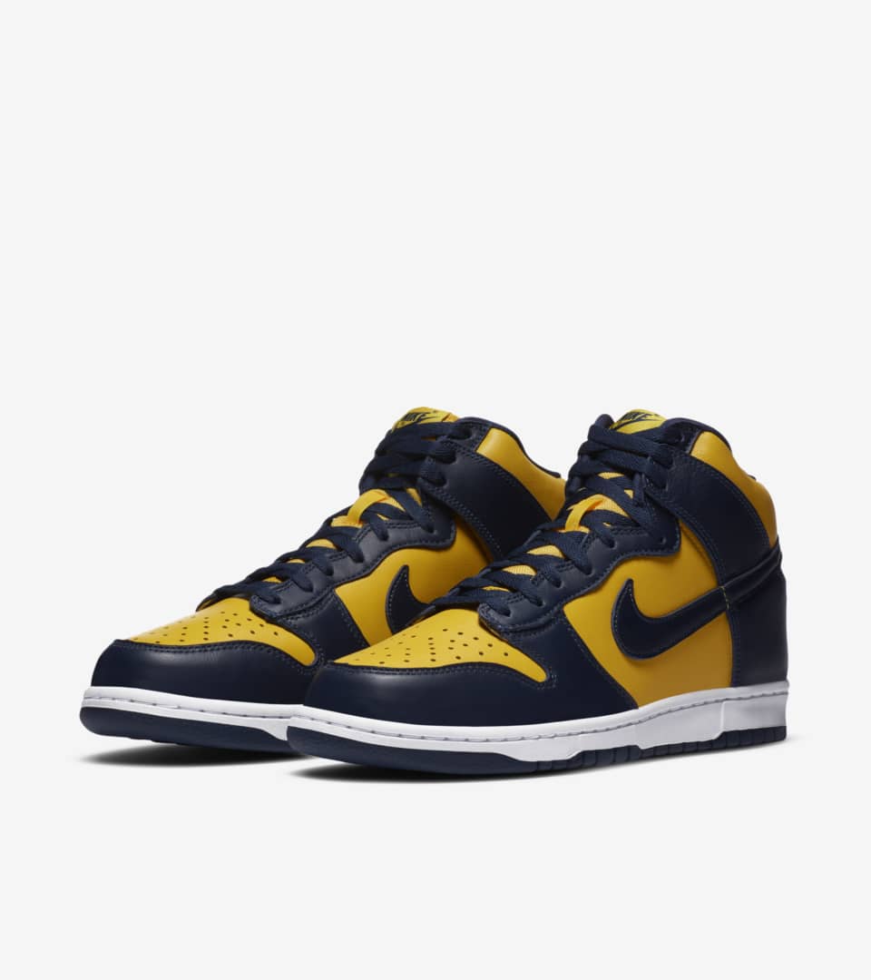 NIKE DUNK HIGH "Maize and Blue"