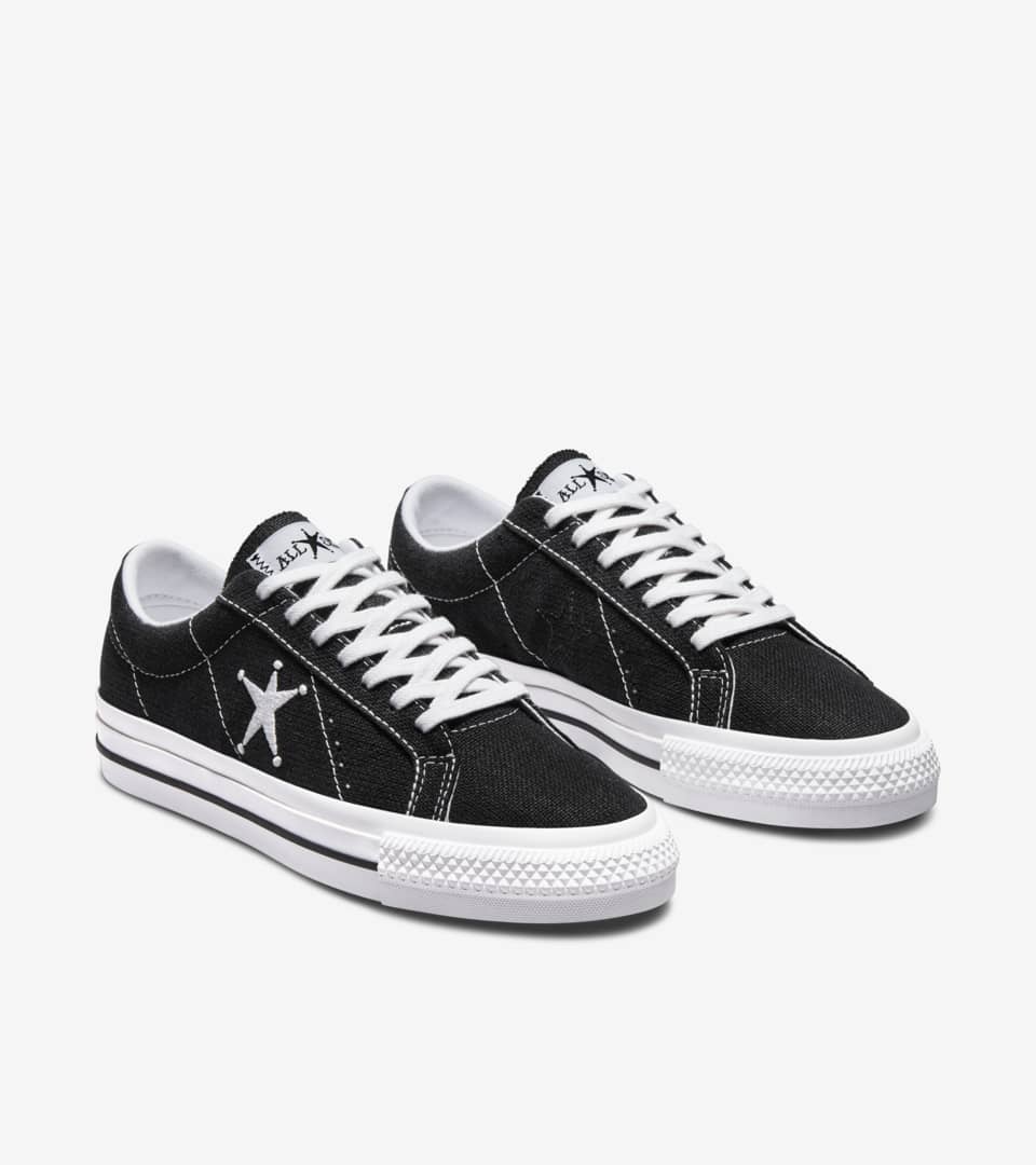 Converse x Stüssy One Star 'Black and White' (173120C-001) Release