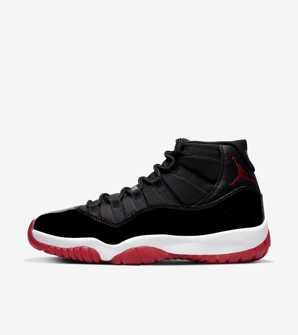 Air Jordan 11 'Black/Red' Release Date. Nike SNKRS ID