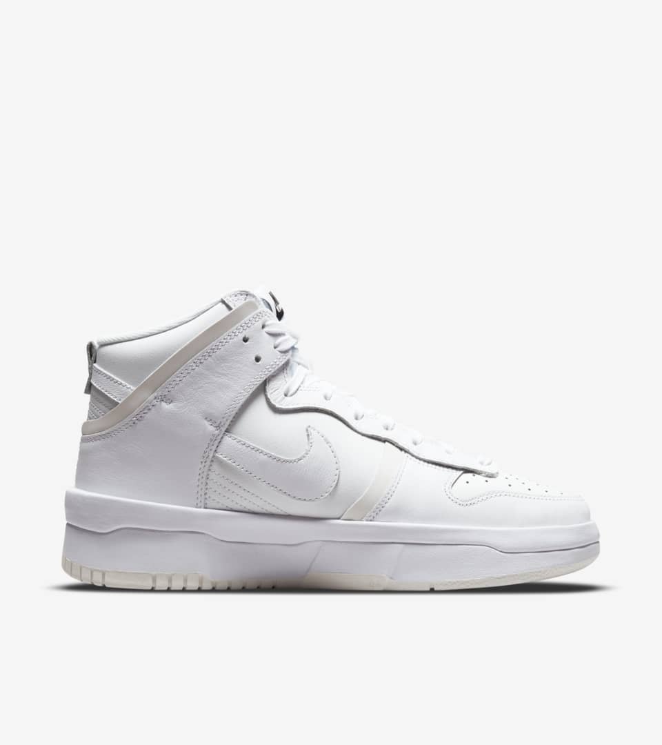 nike dunk white high