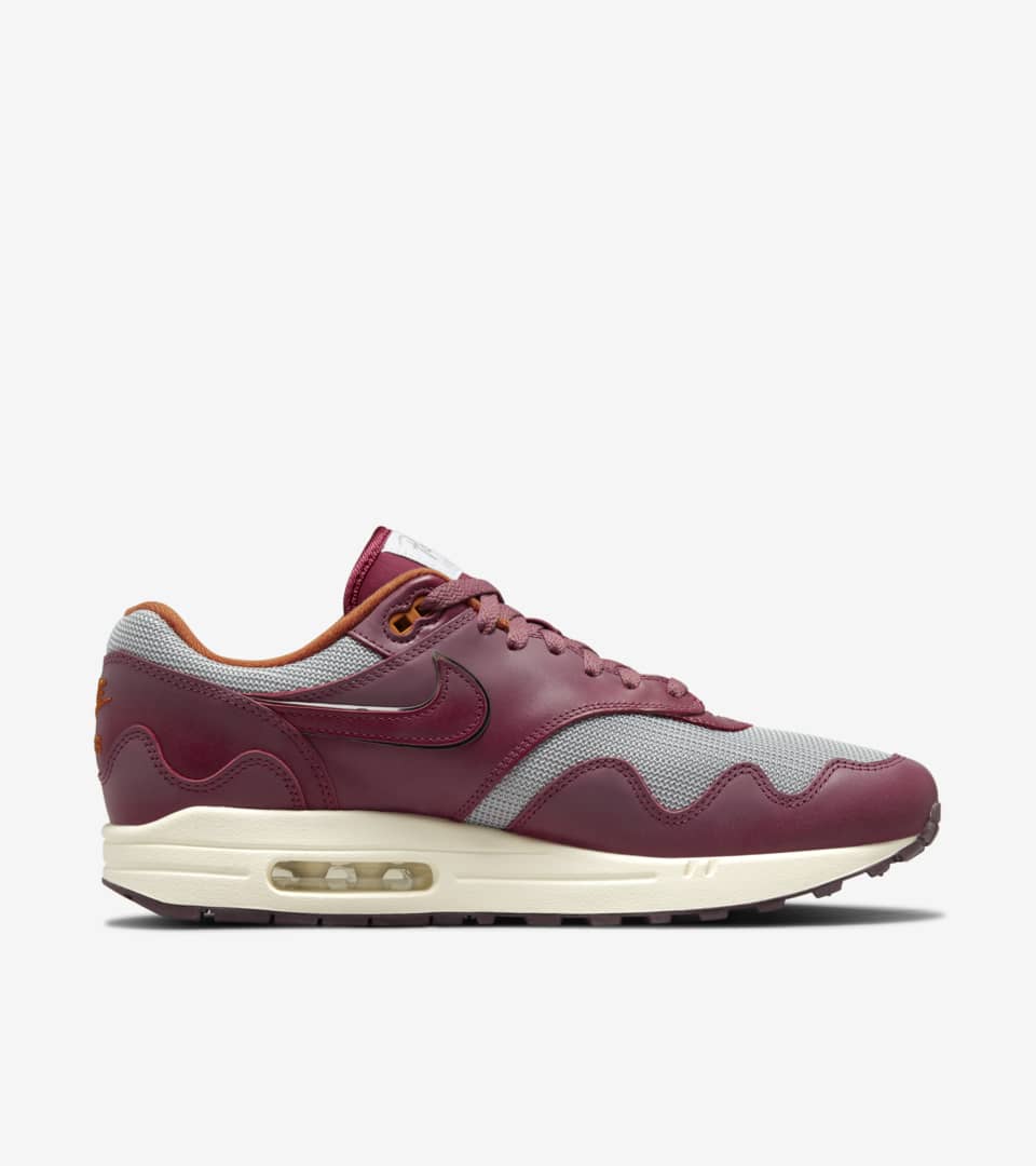 Air Max 1 x Patta 'Night Maroon' (DO9549-001) 發售日期. Nike SNKRS TW