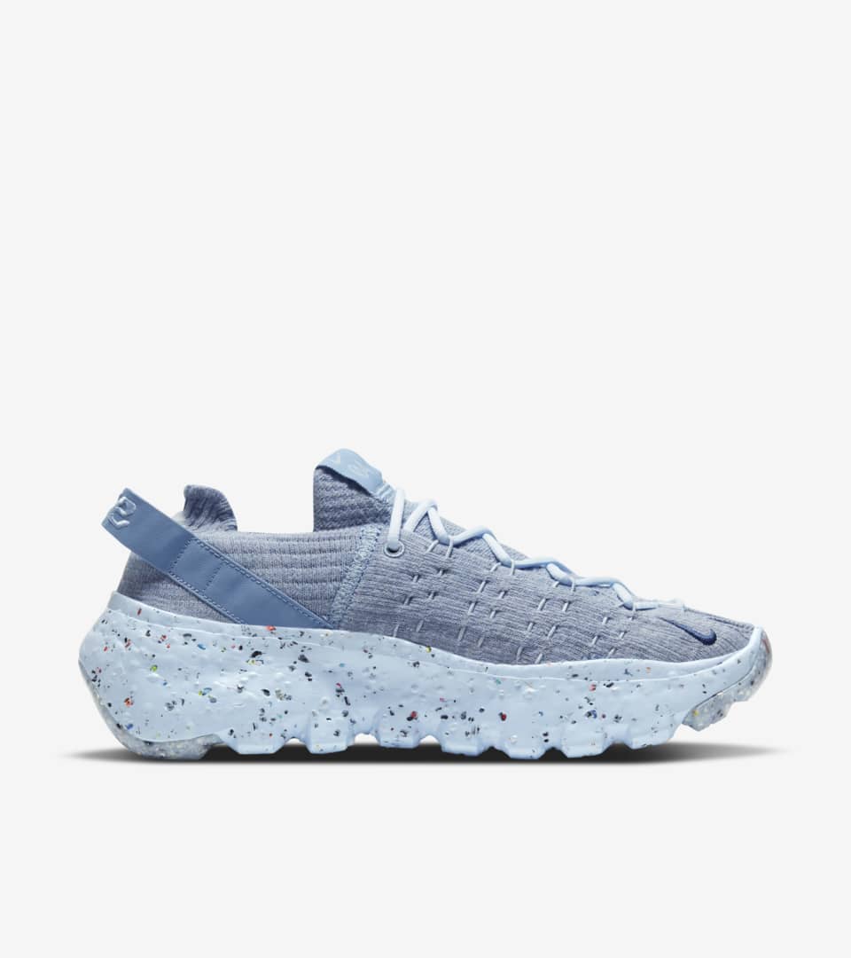 NIKE公式】レディース スペースヒッピー 04 - シャンブレー ブルー 'This is Trash' (CD3476-401 / WOMEN'S SPACE  HIPPIE 04). Nike SNKRS JP