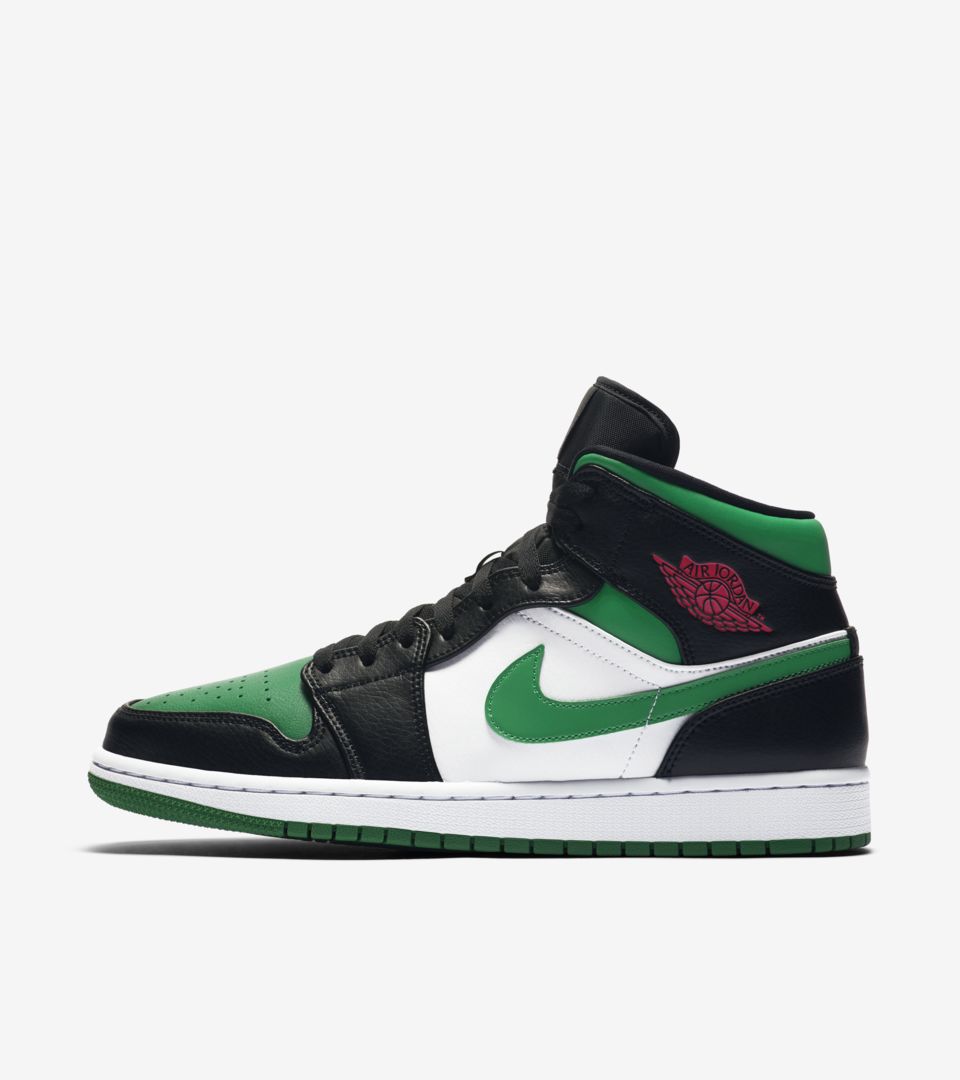 Air Jordan 1 Mid 'Pine Green' Release 