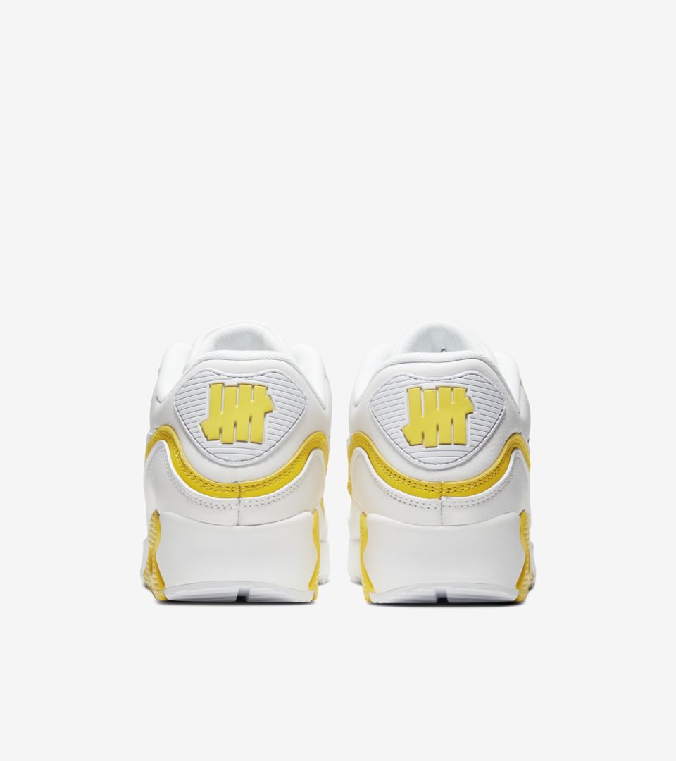 Undefeated Nike Air Max 90 白黄 27.5cm