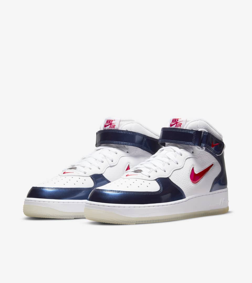 NIKE公式】エア フォース 1 MID 'University Red and Midnight Navy