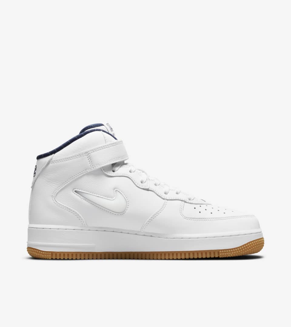 nike air force 1 mid nyc white blue 2004