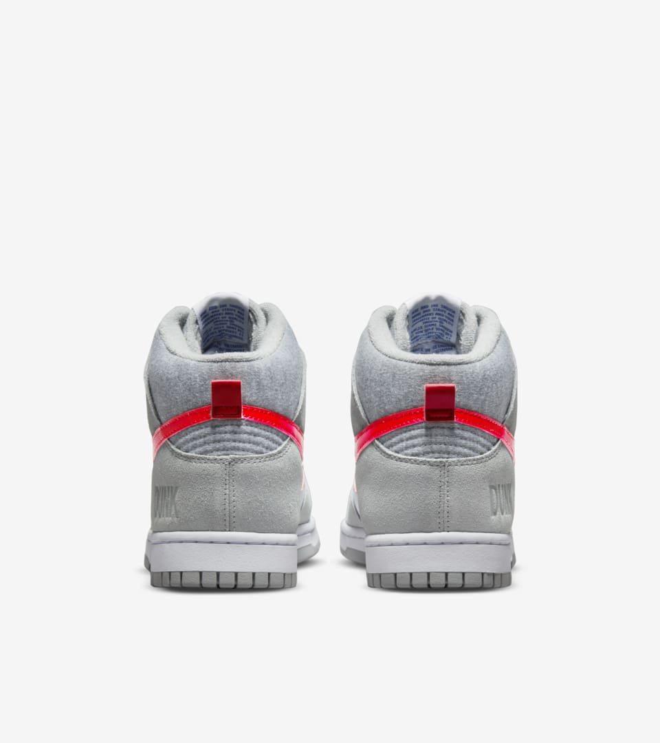 NIKE公式】ダンク HIGH 'Light Smoke Grey and Gym Red' (DJ6152-001