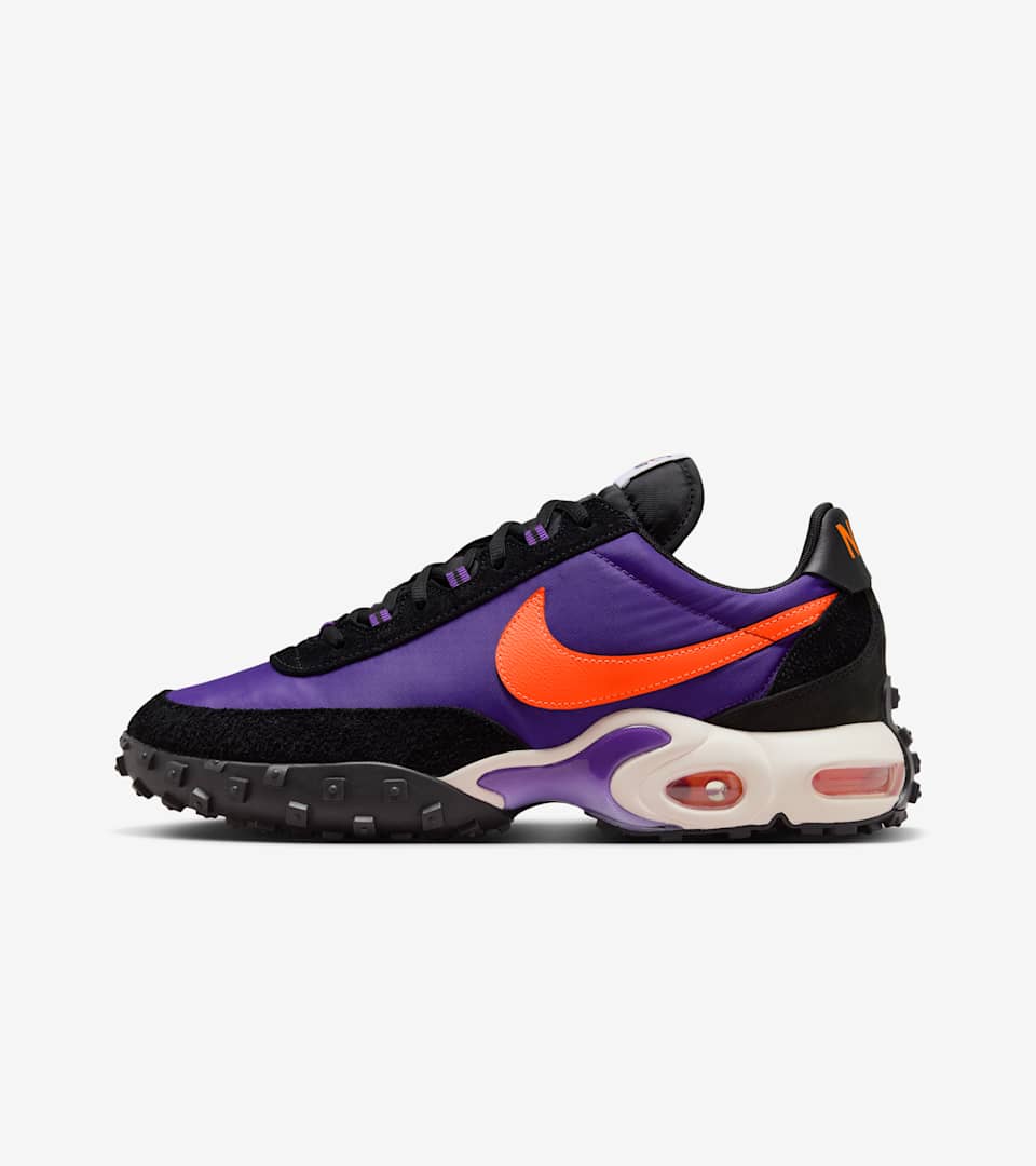 Air Max Waffle Voltage Purple and Total Orange FV6946 500 release date. Nike SNKRS