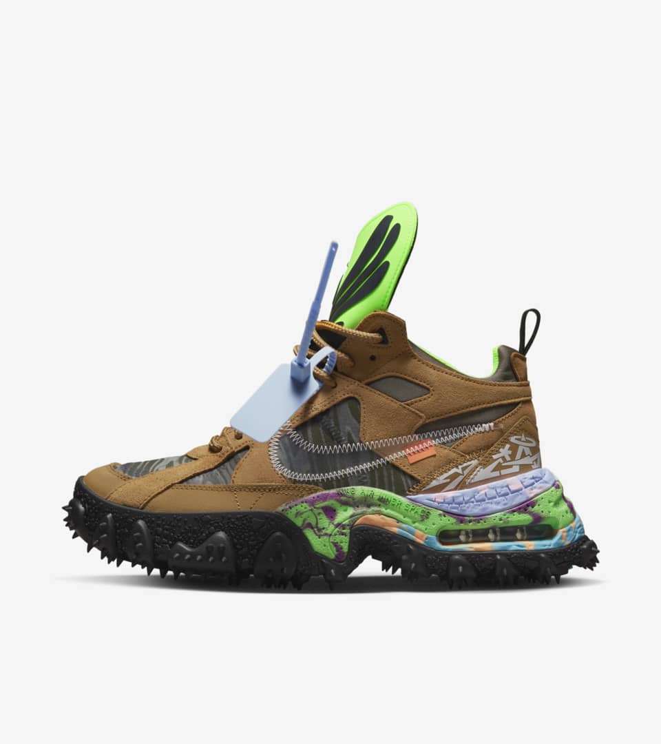 【NIKE公式】テラ フォーマ x オフホワイト™️ 'Wheat and Green Strike' (DQ1615-700 / TERRA FORMA / OW). Nike SNKRS JP