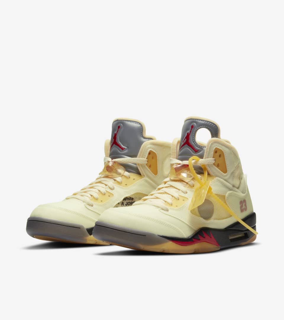 NIKE JORDAN5 × off-white 18.0センチ-