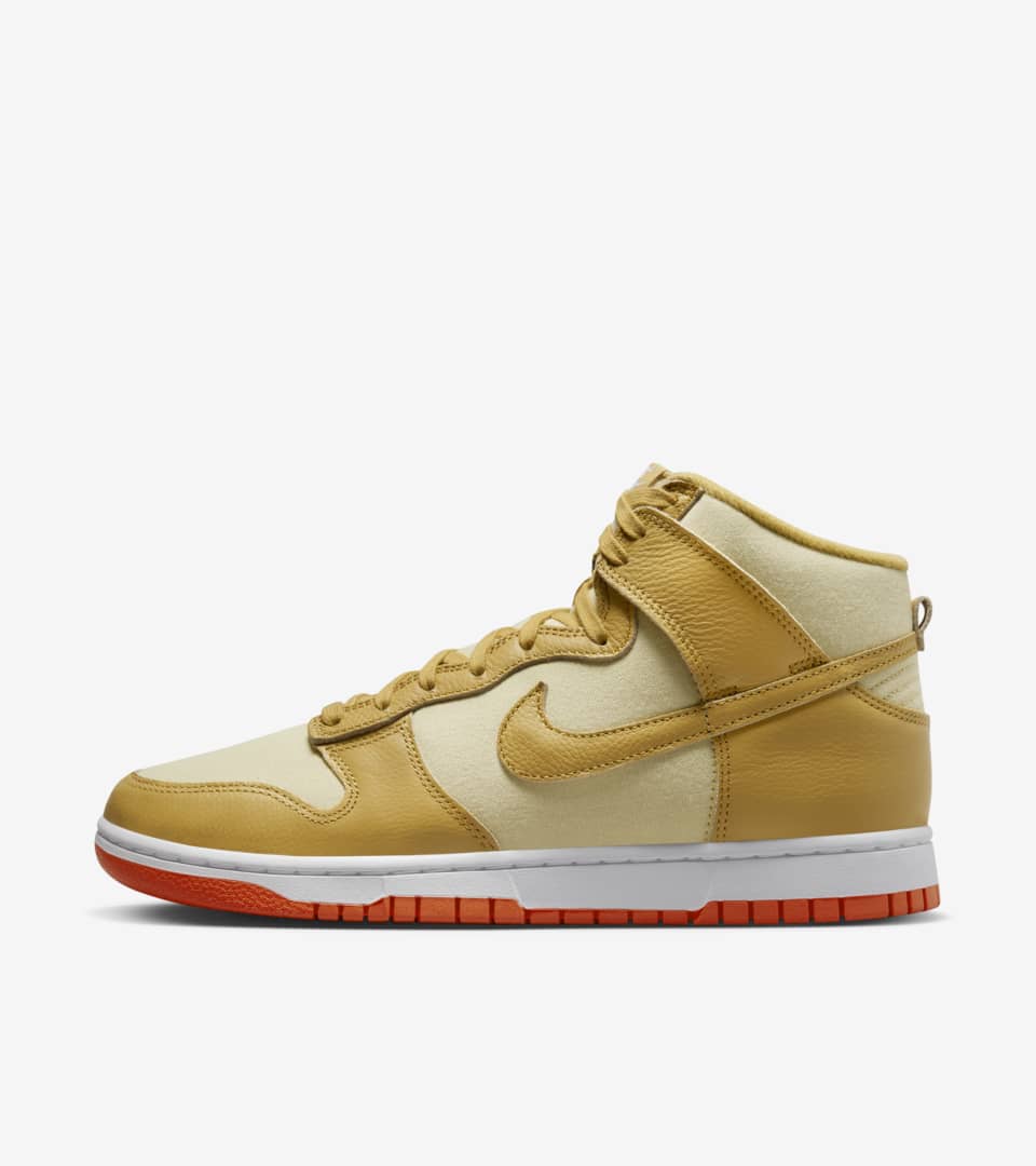 Dunk High 'Wheat Gold and Safety Orange' (DV7215-700) Release Date ...