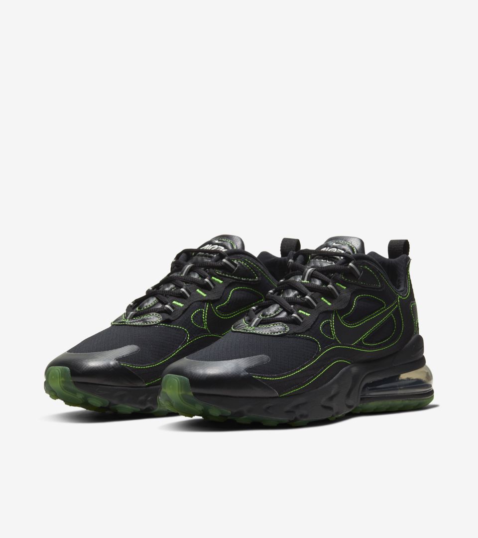 Air Max 270 React Black Electric Green Release Date Nike Snkrs My