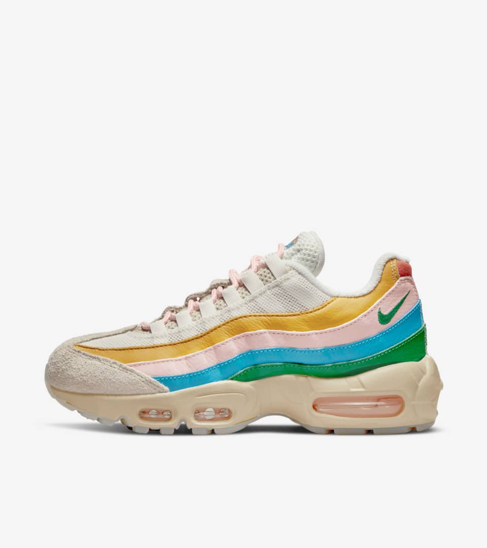 Nike air max 95 womens white and clearance pink