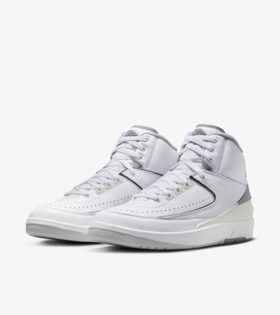 Nike Air Jordan 2 "White and Cement Grey
