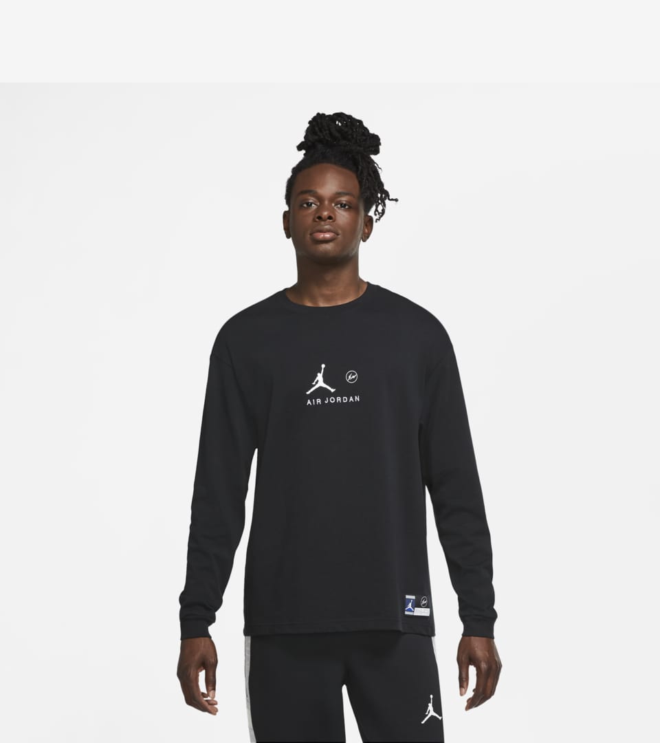 jordan x fragment moletom com capuz