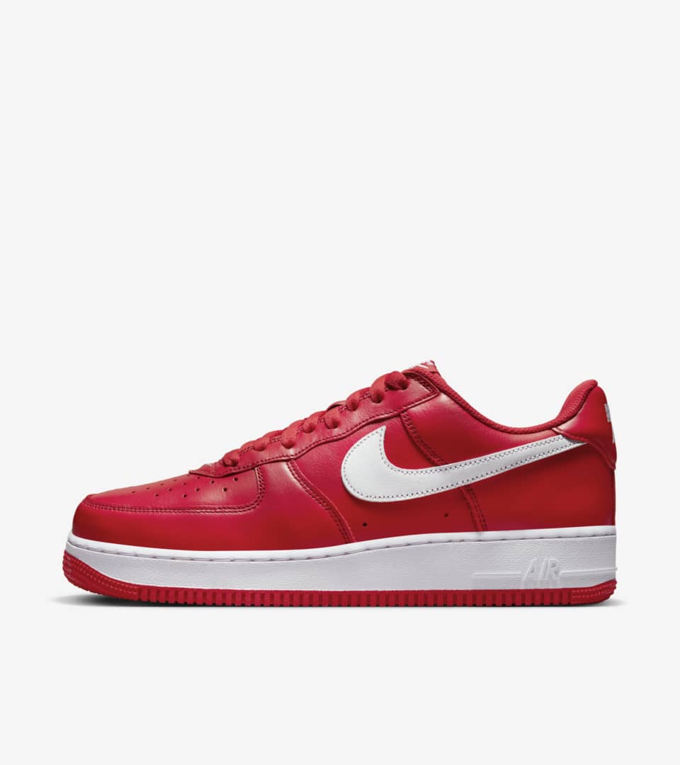 Air Force 1 'University Red' (FD7039-600) — releasedatum. Nike SNKRS BE