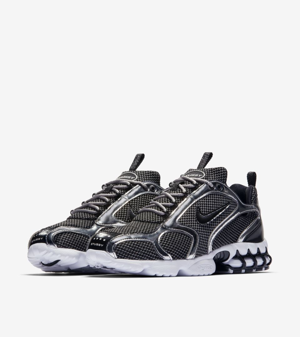 air zoom spiridon cage 2 stussy pure platinum