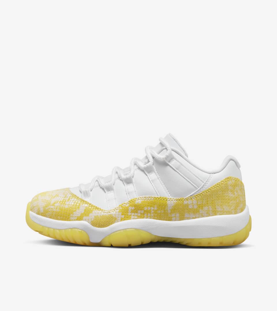 Fecha de lanzamiento del Air Jordan 11 para mujer Yellow Snakeskin AH7860 107 Nike SNKRS