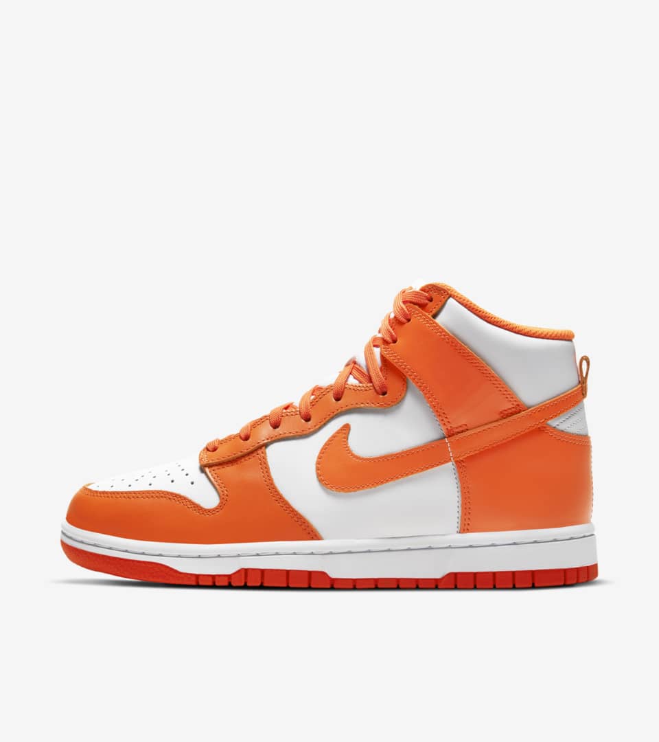 Women's Dunk High 'Orange Blaze' Release Date. Nike SNKRS SG