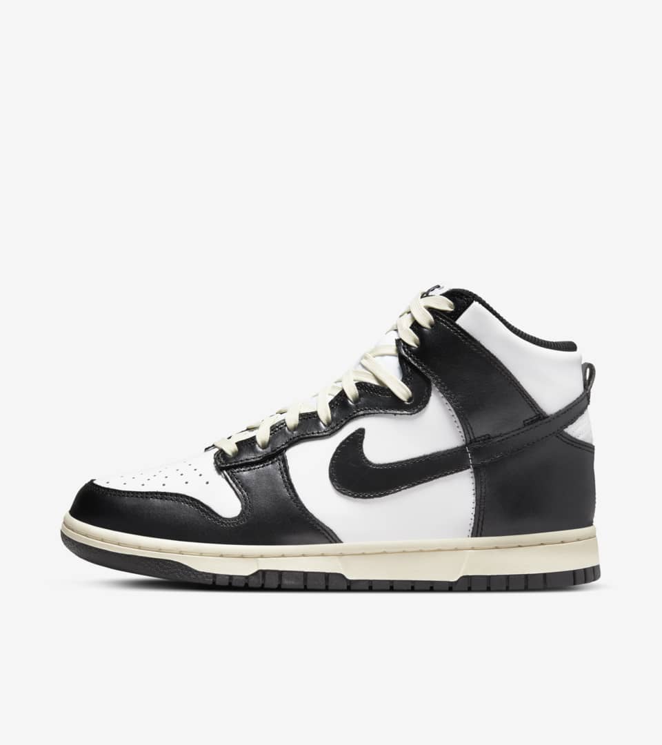 Women's Dunk High 'Vintage Black' (DQ8581-100) Release Date. Nike SNKRS ID